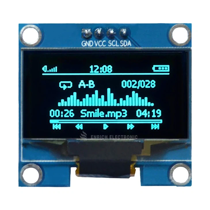 Afficheur 128*64 OLED SSD1306 0.96 Blue — TET Electronics Tunisie