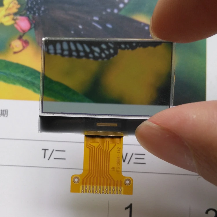 128X64 LCD transparent