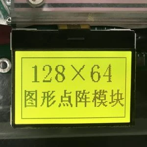 Écran graphique LCD 1,8 pouce vert-jaune 128 x 64