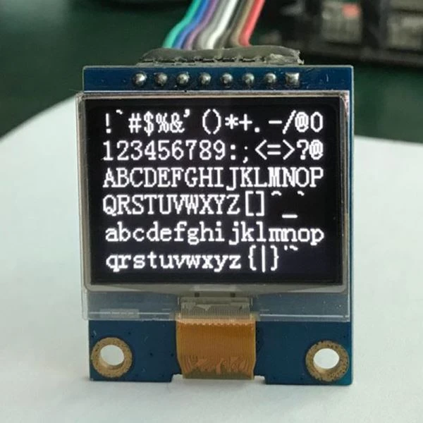 1,25 pouces blanc sur noir 128 x 96 écran OLED