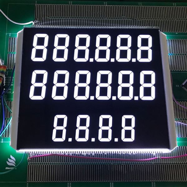 LCD à segment de contraste élevé pour distributeur de carburant