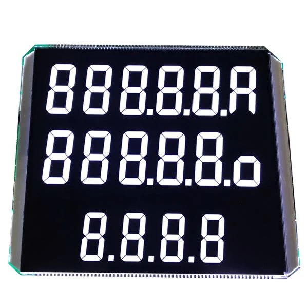 Segment LCD Flexible VA Display négatif LCD